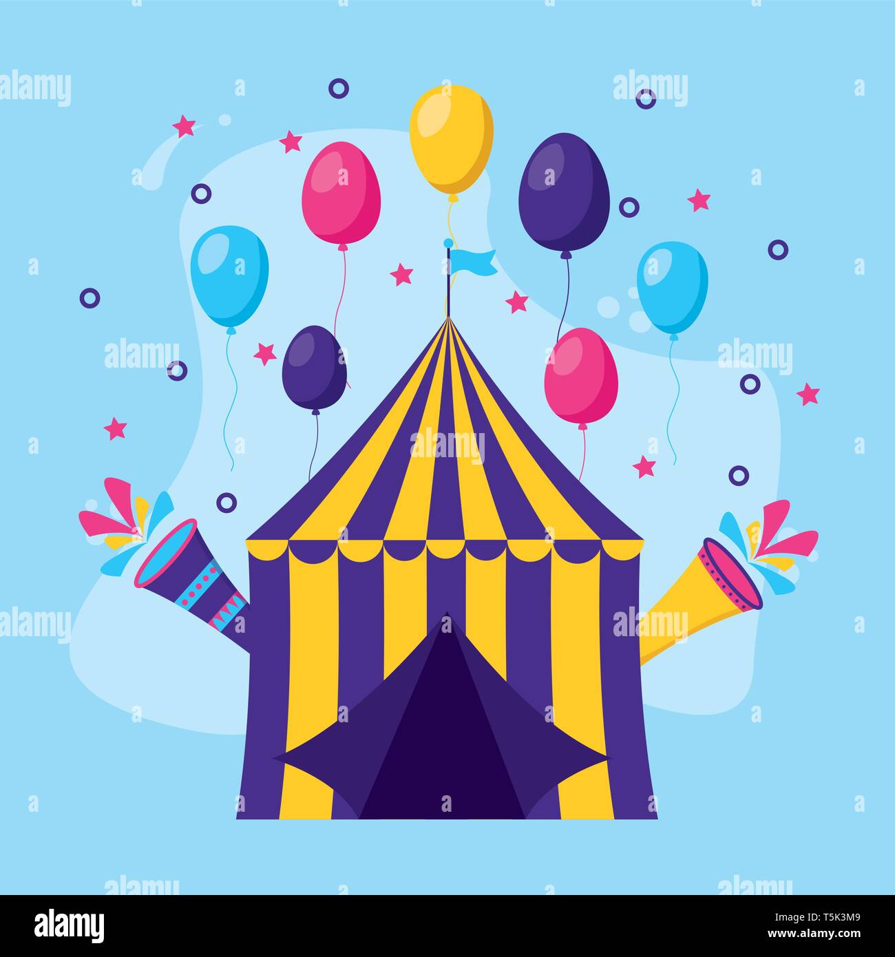 carnival tent balloons Stock Vector Image & Art - Alamy