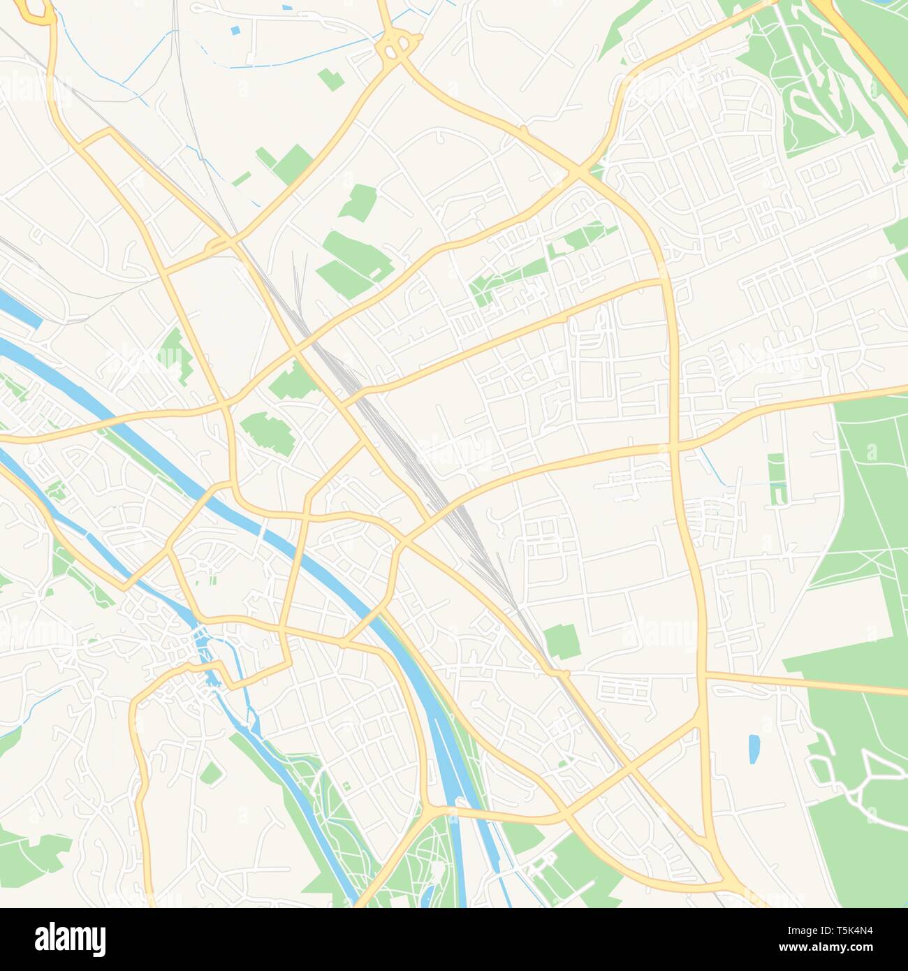 Map of bamberg Stock Vector Images Alamy