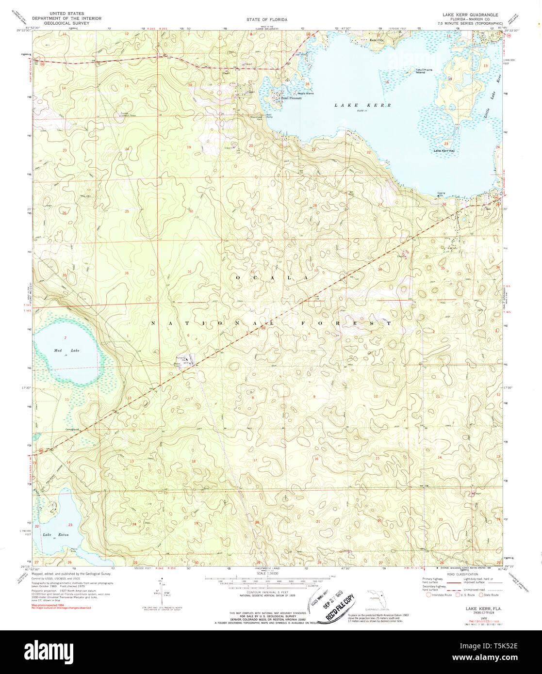 Map of kerr hi-res stock photography and images - Alamy