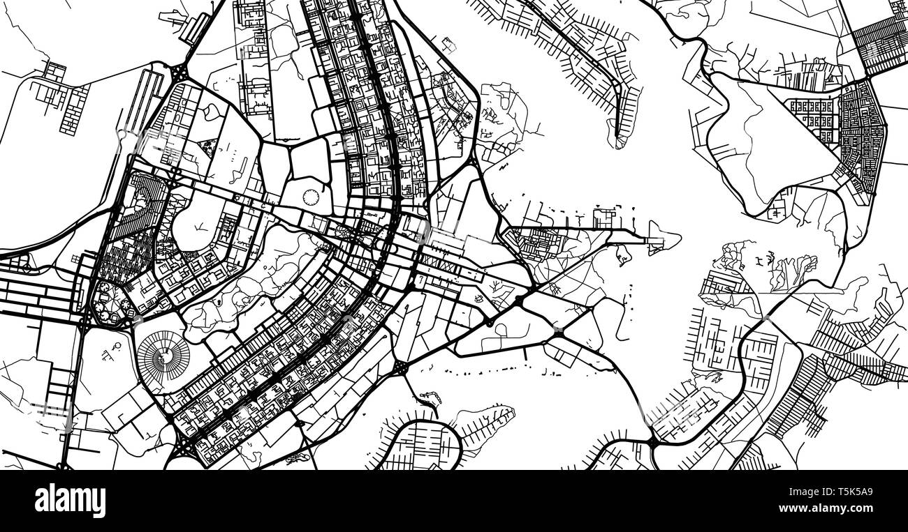 Urban vector city map of Brasilia, Brazil Stock Vector Image & Art Alamy