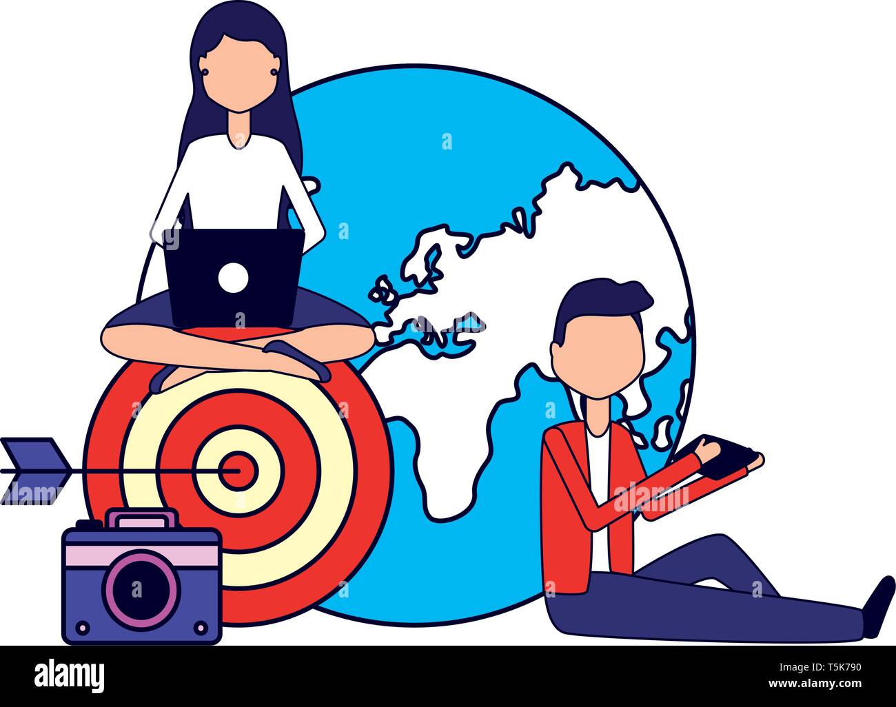 people social media Stock Vector Image & Art - Alamy