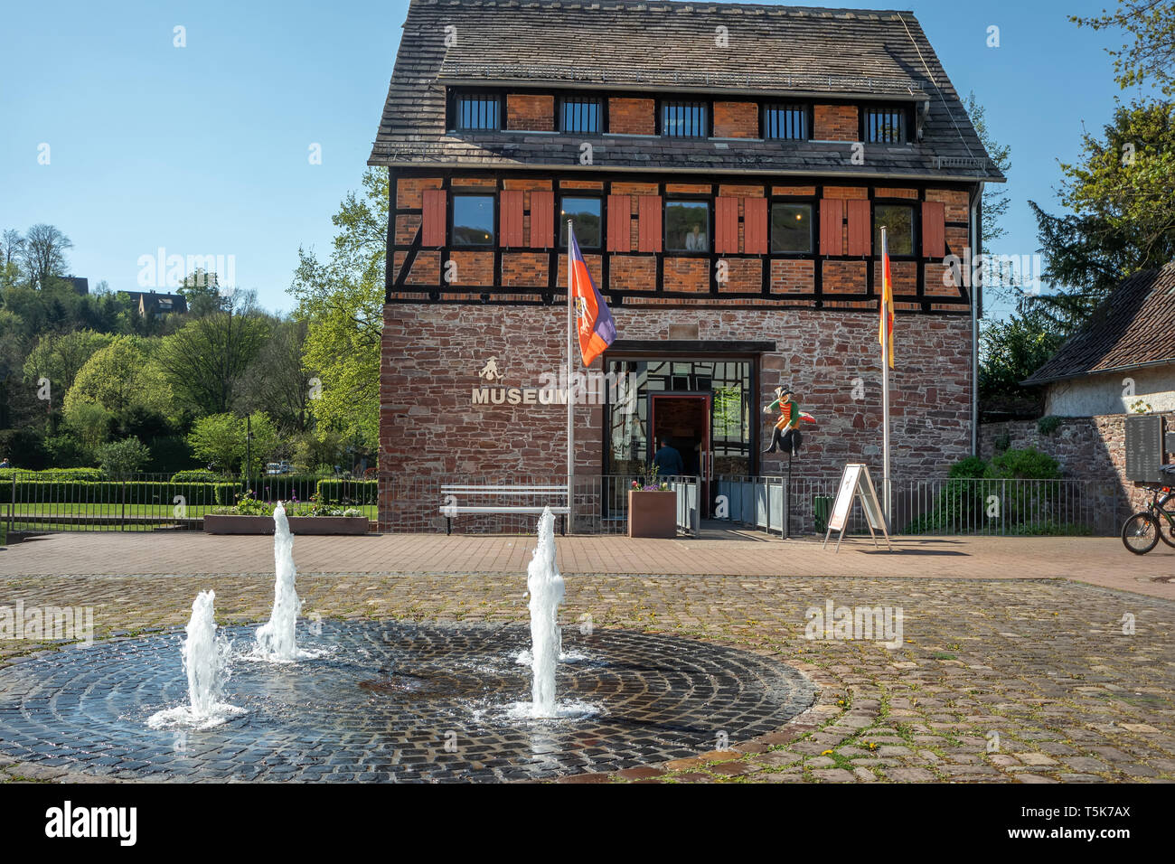 Bodenwerder, Germany, 21/04/2019: Baron Munchausen museum in Bodenwerder Stock Photo