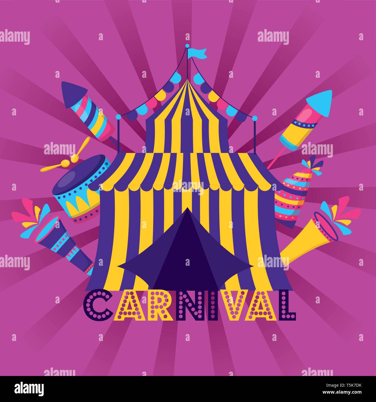 carnival tent circus Stock Vector Image & Art - Alamy