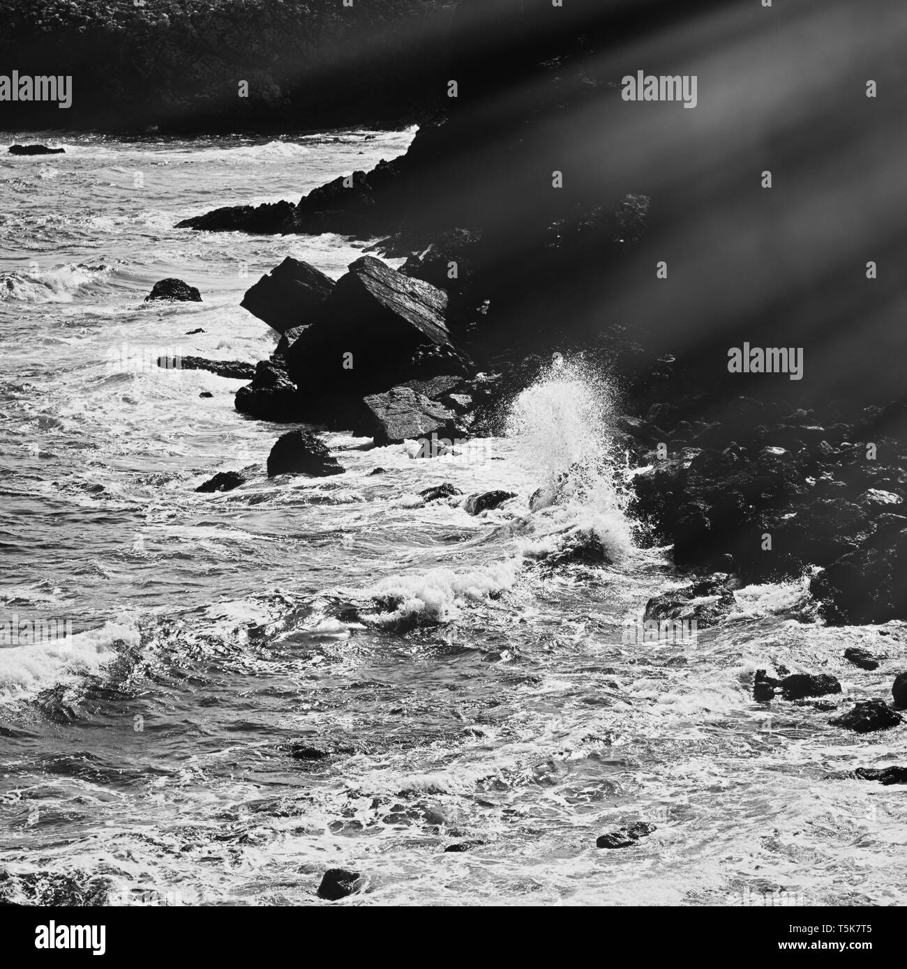 Nature, vacation and summer concept Ocean coast view, perfect travel