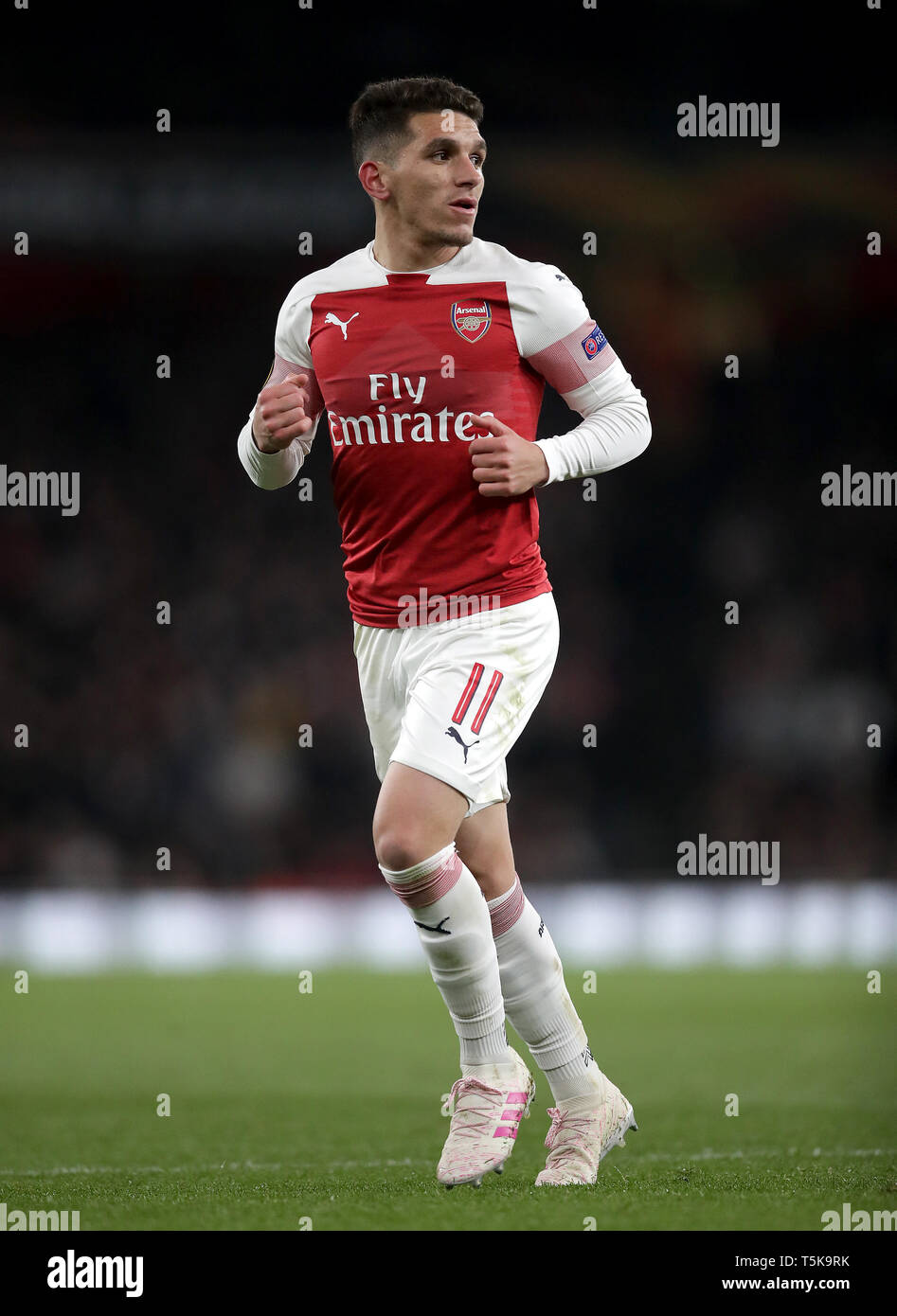 Arsenal's Lucas Torreira Stock Photo - Alamy