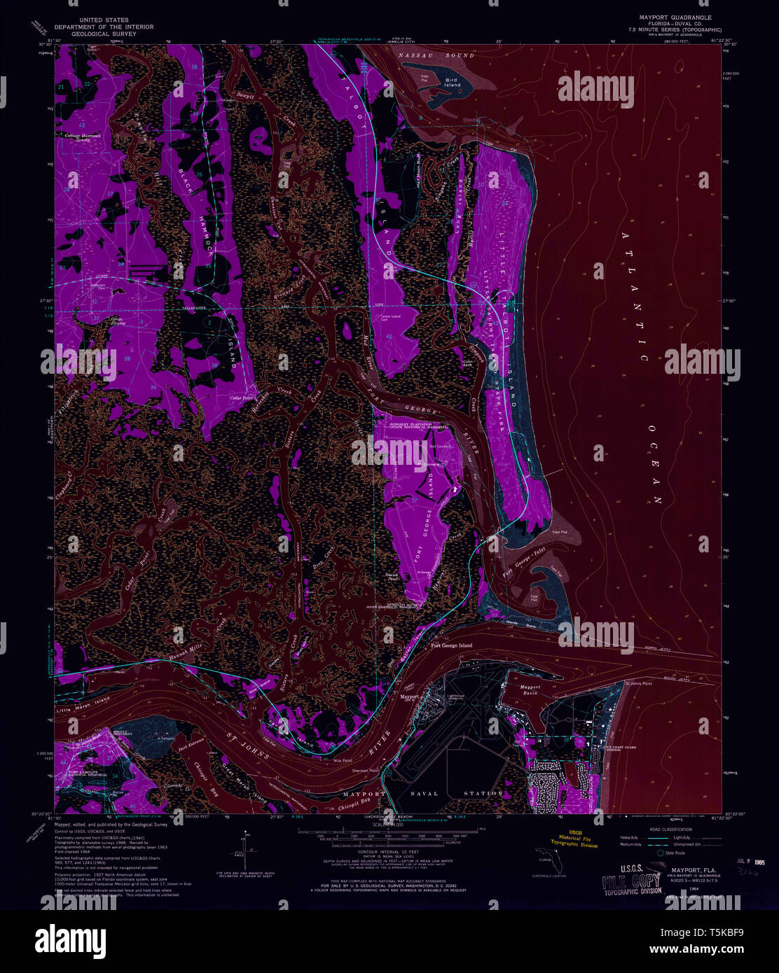 Map of mayport hires stock photography and images Alamy