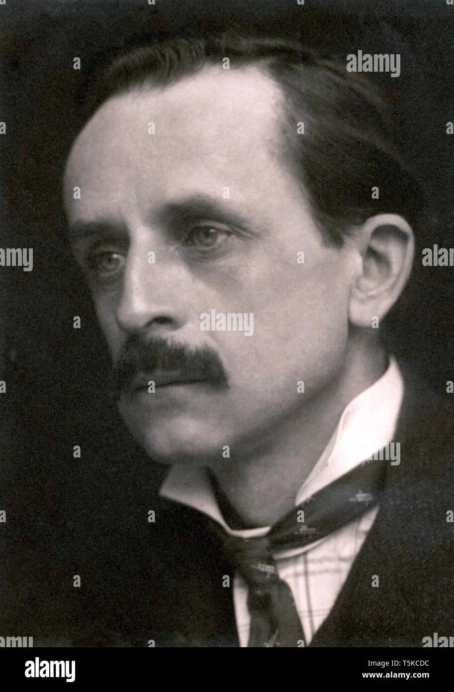 J.M.BARRIE (1860-1937) Scottish novelist and playwright, creator of Peter Pan Stock Photo