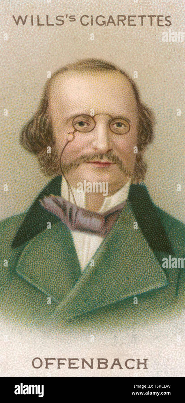 JACQUES OFFENBACH (1819-1880) German-born French composer Stock Photo