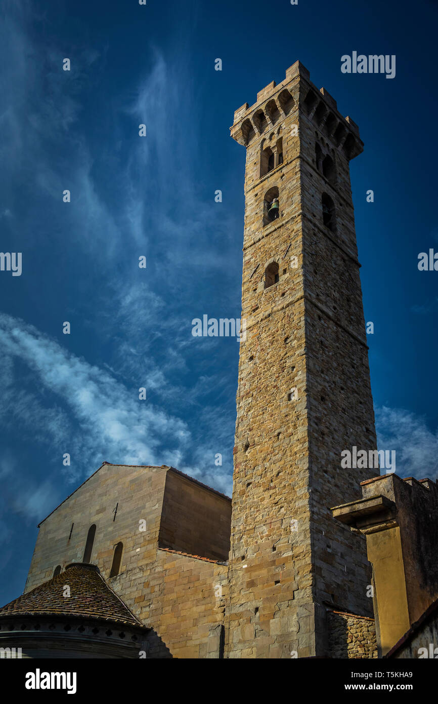 San Romolo tower view, Fiesole Stock Photo