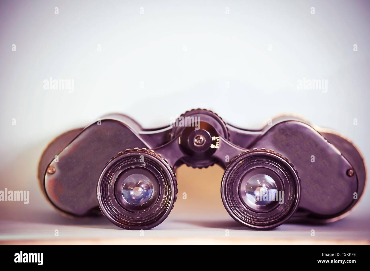 Vintage Pair of Binoculars Stock Photo Alamy