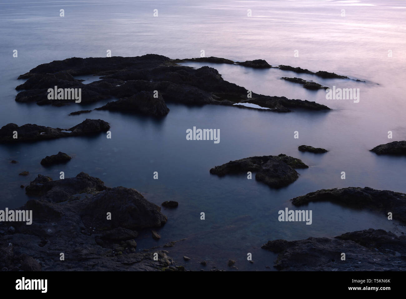 Tenerife Canary Islands Volcanic rocks Los Gigantes Stock Photo - Alamy