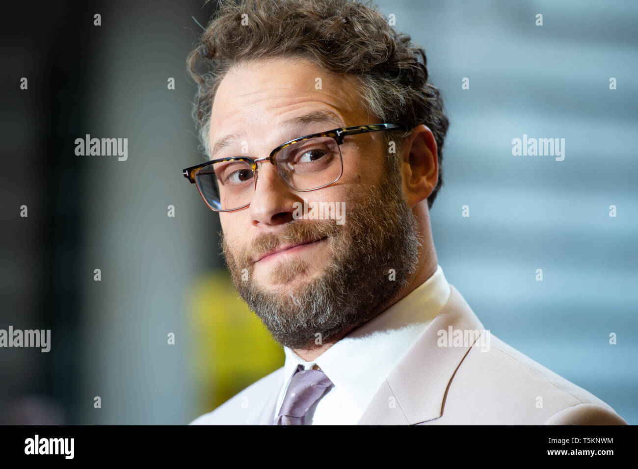 Seth Rogen attending the Long Shot special screening held at the Curzon Mayfair, London. Stock Photo