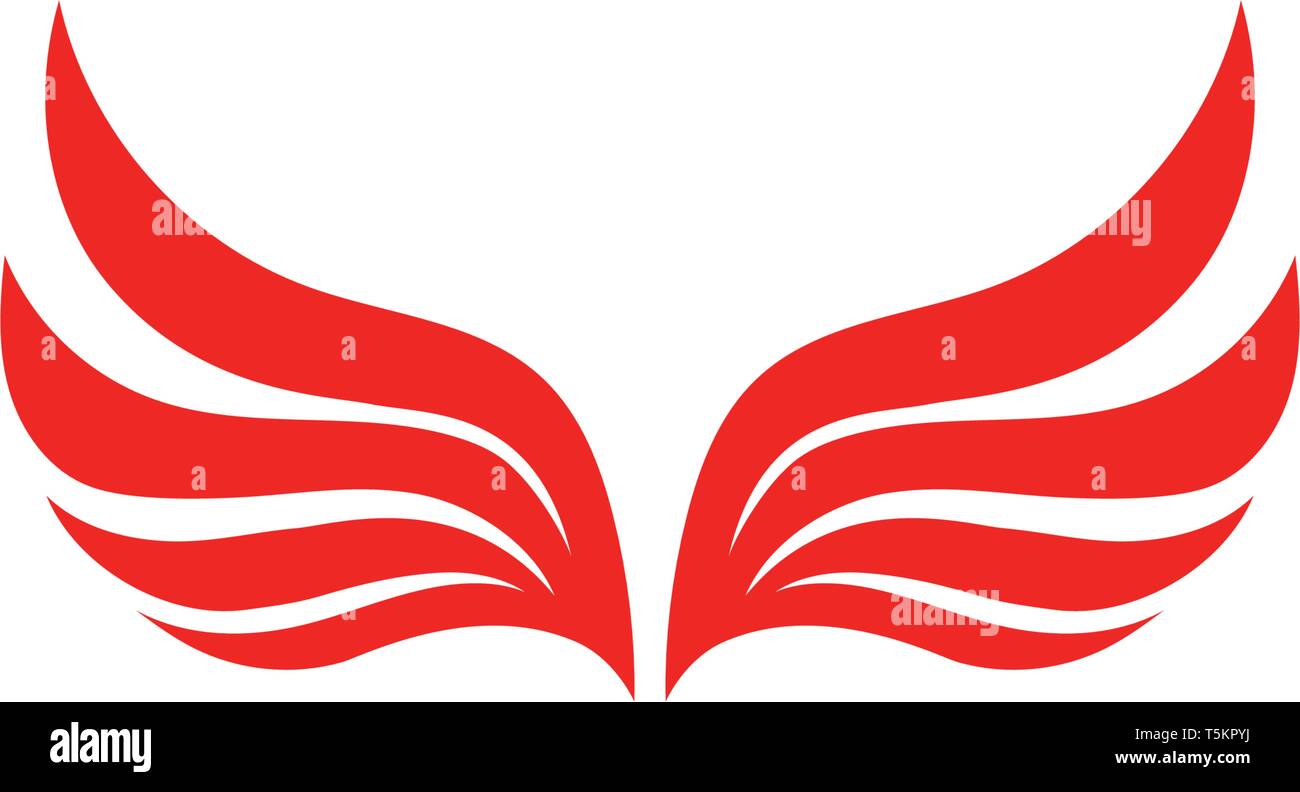 Bird and wing logo vector Stock Vector Image & Art - Alamy