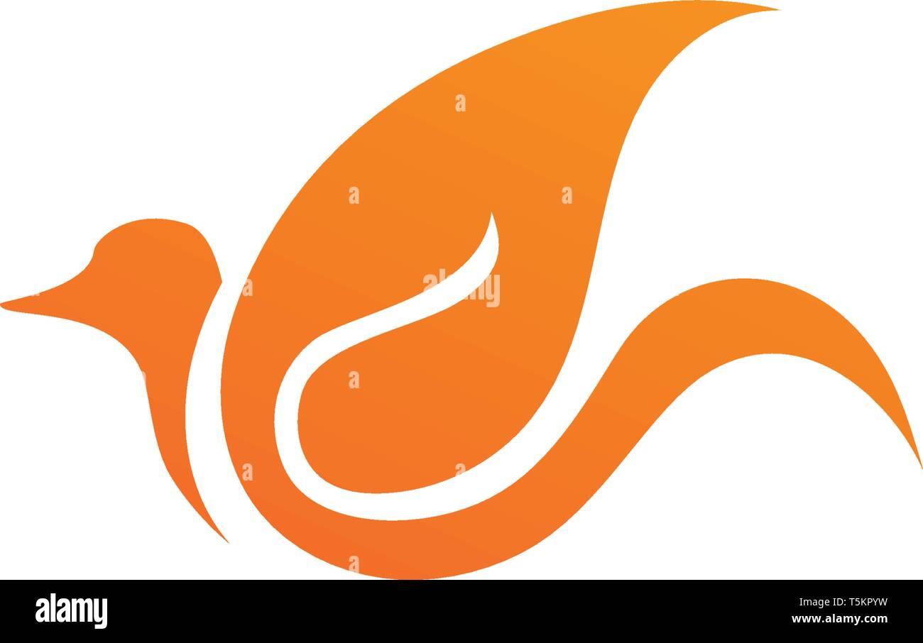 Bird and wing logo vector Stock Vector Image & Art - Alamy