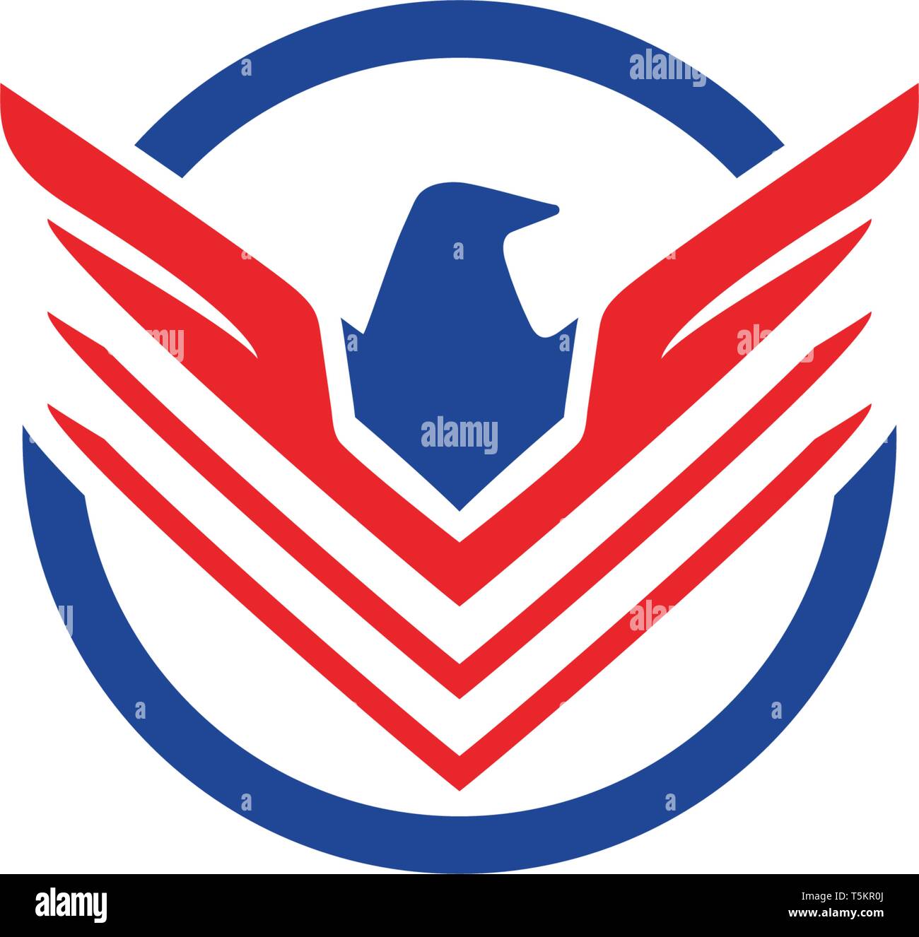 Bird and wing logo vector Stock Vector Image & Art - Alamy