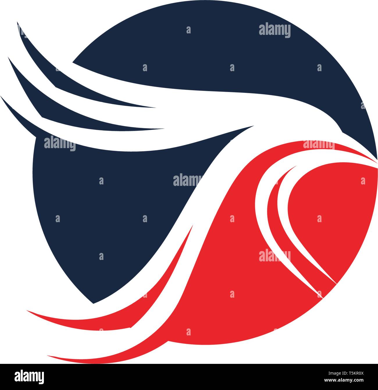 Bird and wing logo vector Stock Vector Image & Art - Alamy