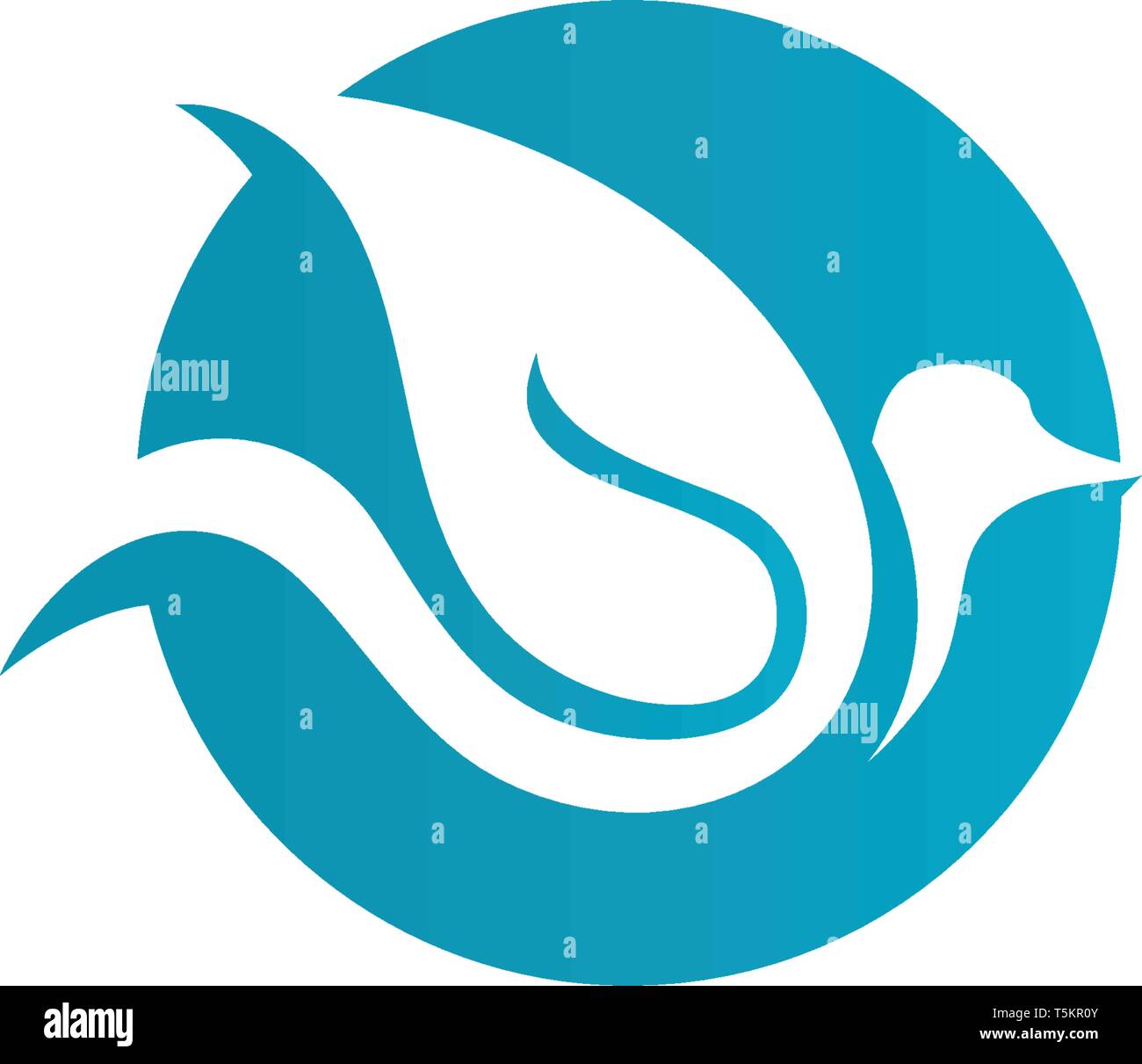 Bird and wing logo vector Stock Vector Image & Art - Alamy