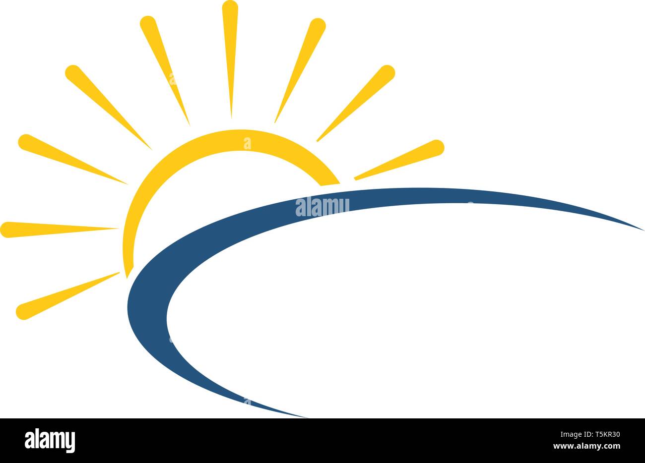 sun logo vector template Stock Vector Image & Art - Alamy