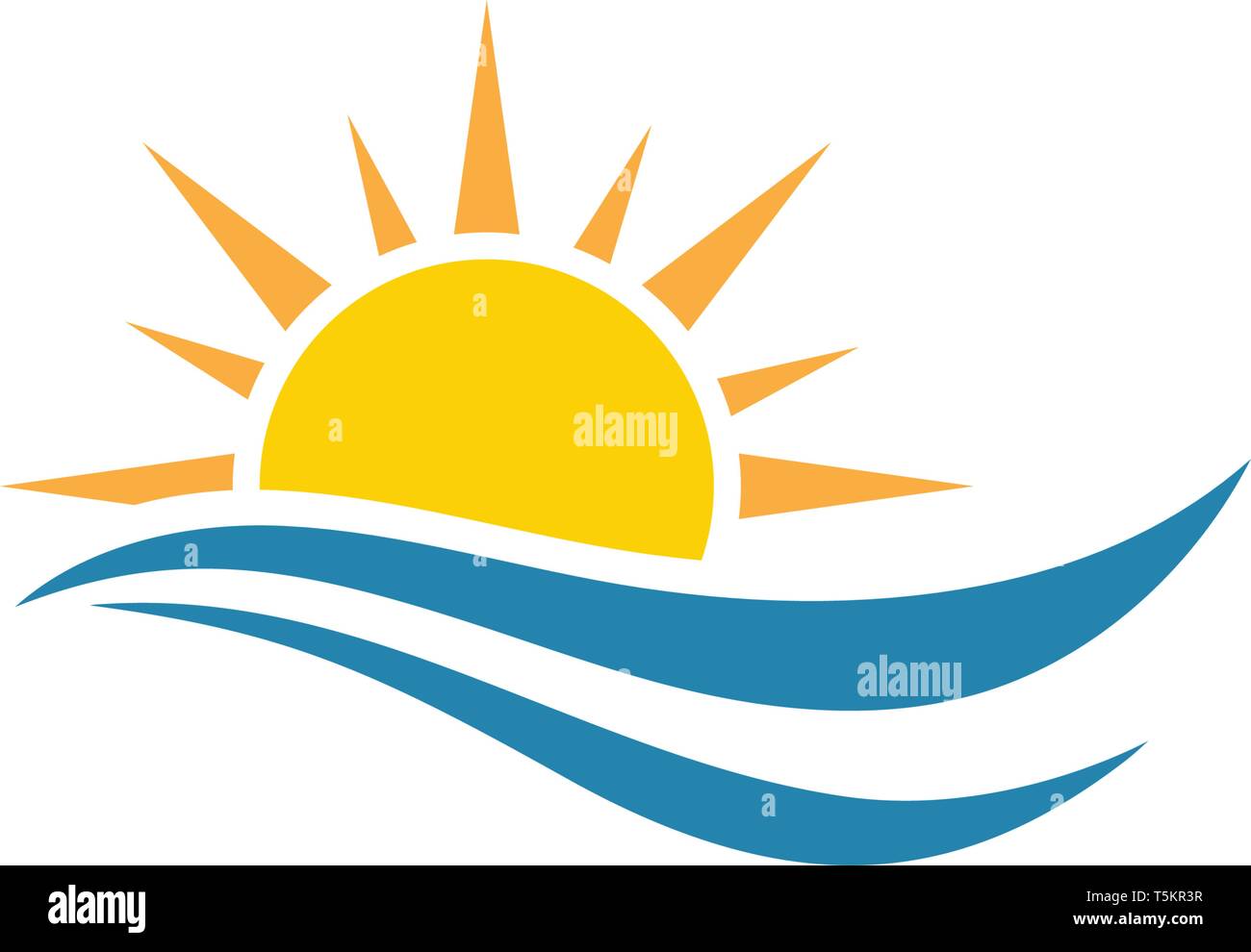 sun logo vector template Stock Vector Image & Art - Alamy