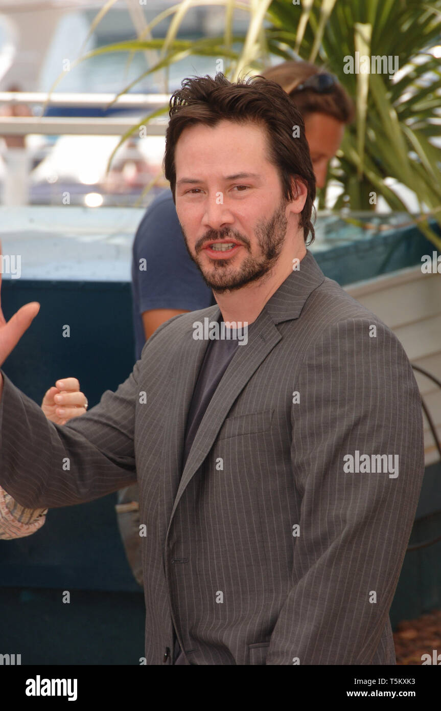 CANNES, FRANCE. May 25, 2006: Actor KEANU REEVES at photocall for 'A Scanner Darkly' at the 59th Annual International Film Festival de Cannes. © 2006 Paul Smith / Featureflash Stock Photo