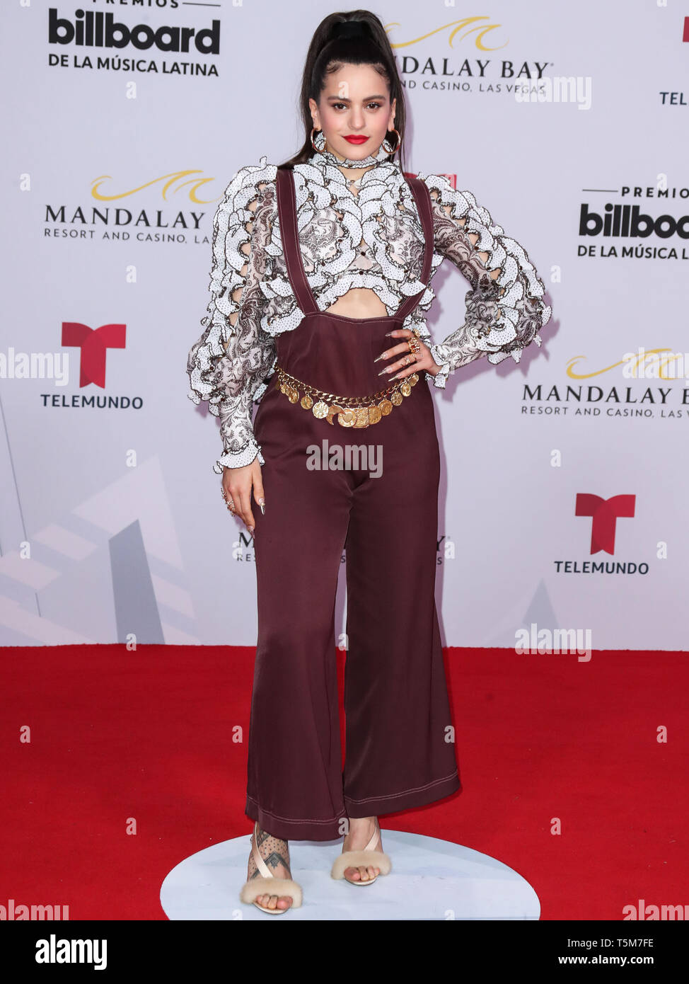 LAS VEGAS, NEVADA, USA APRIL 25 Rosalia Vila Tobella arrives at the