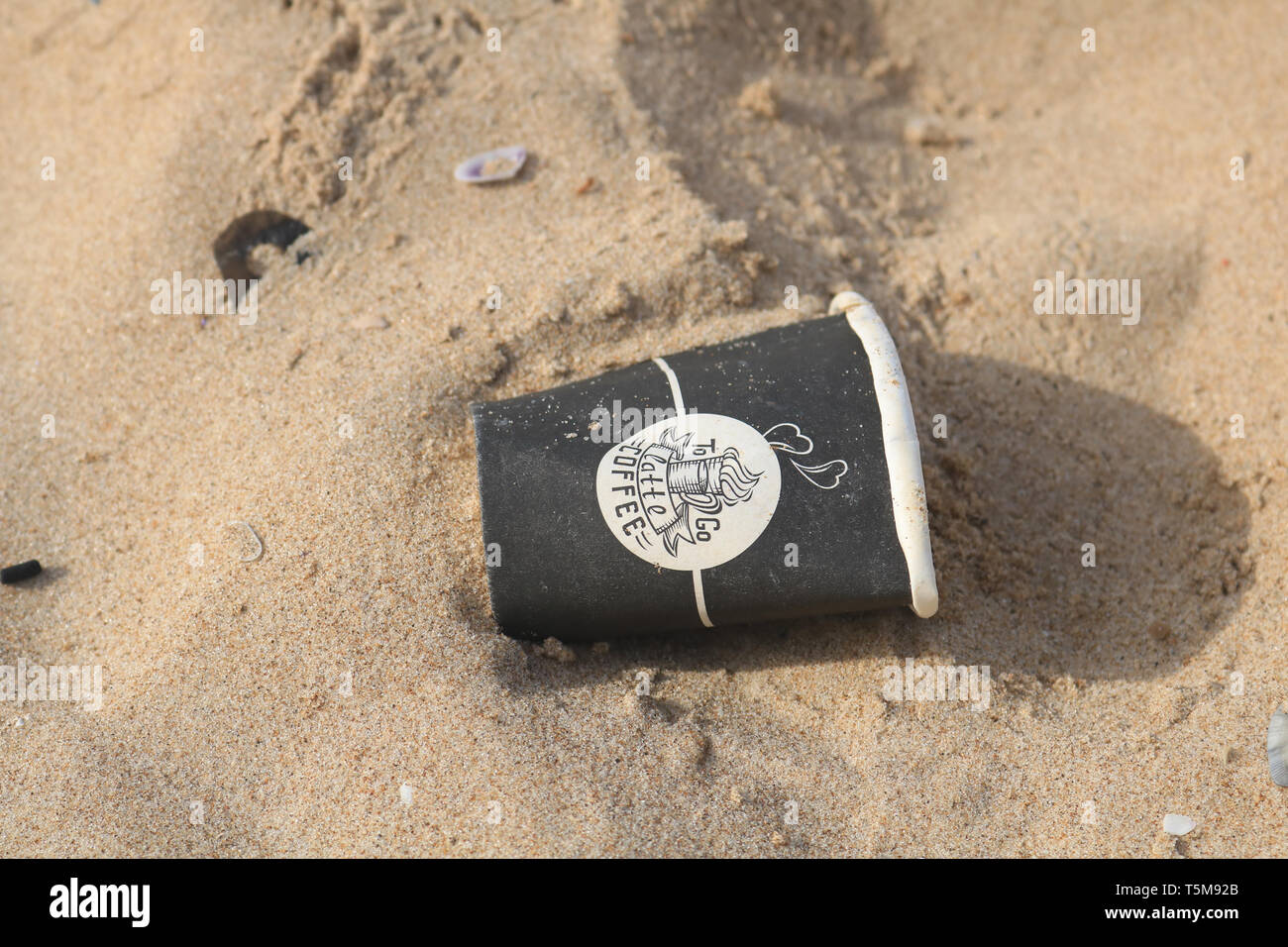 Beirut, Lebanon. 26th Apr, 2019. Plastic objects and consumer items
