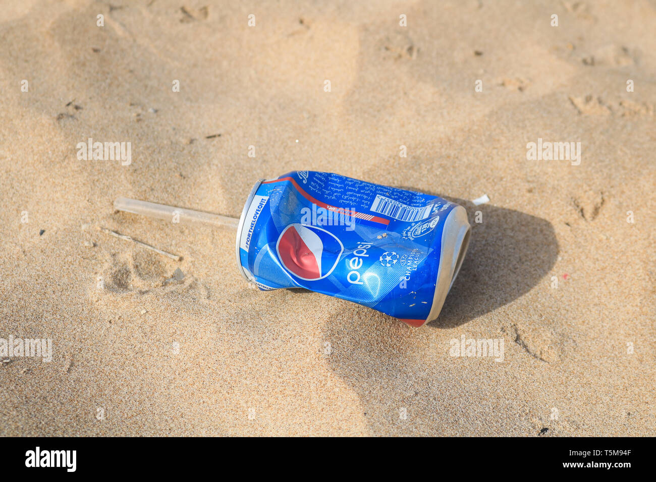 Beirut, Lebanon. 26th Apr, 2019. Plastic objects and consumer items