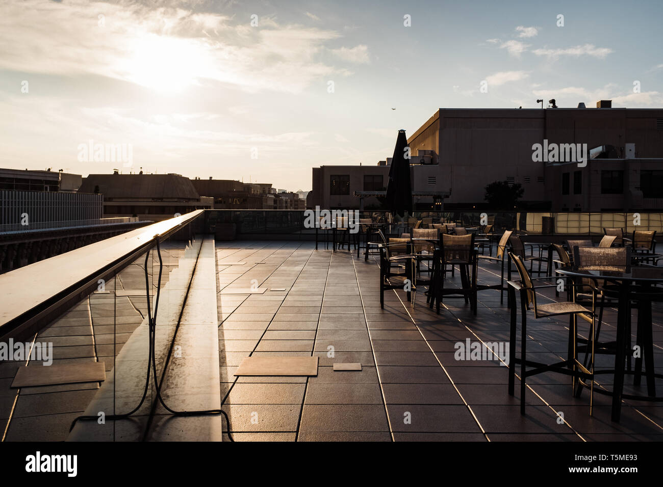 Rooftop in Washington, DC Stock Photo - Alamy