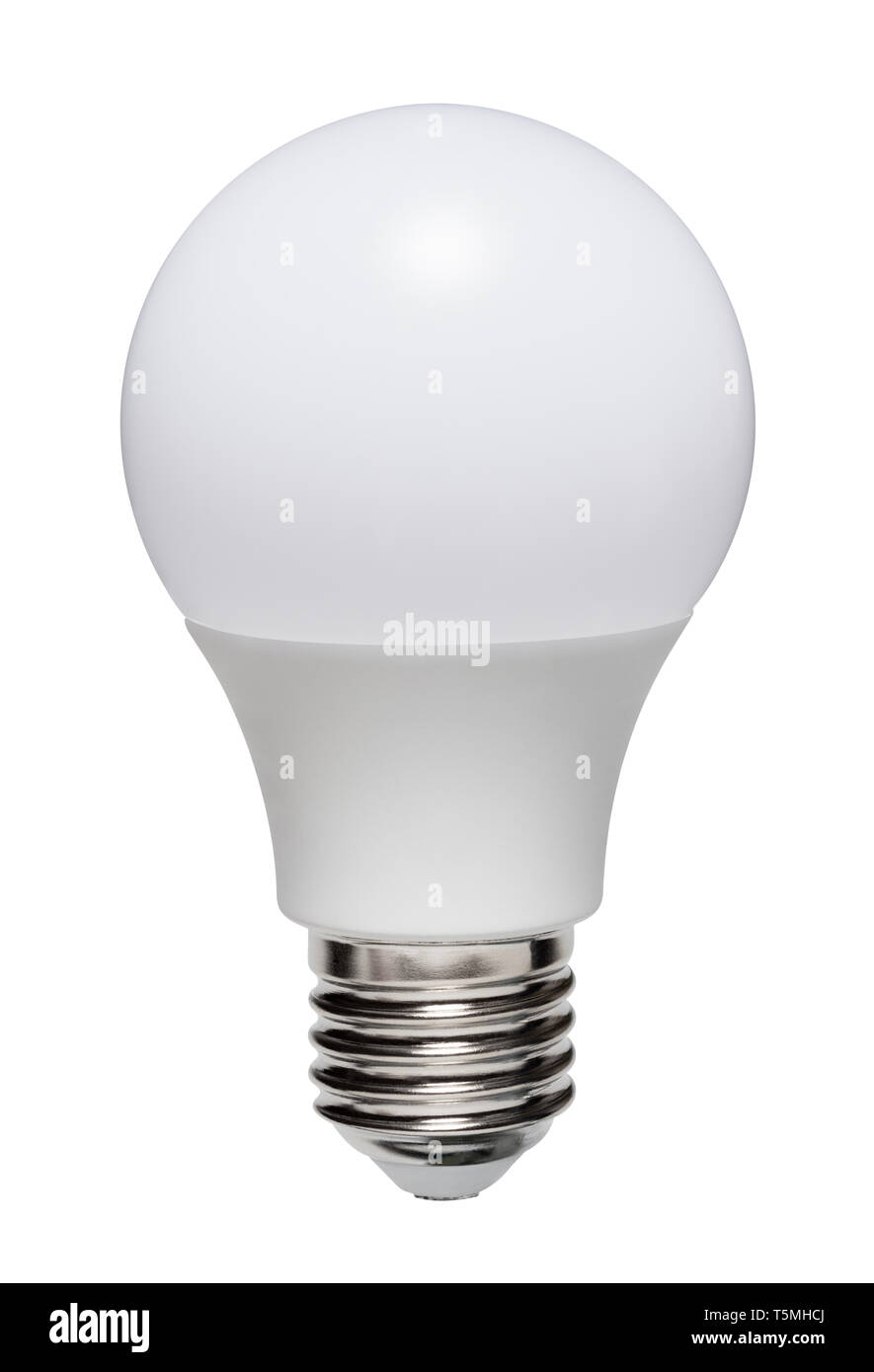 LED light bulb lamp with E27 socket Stock Photo