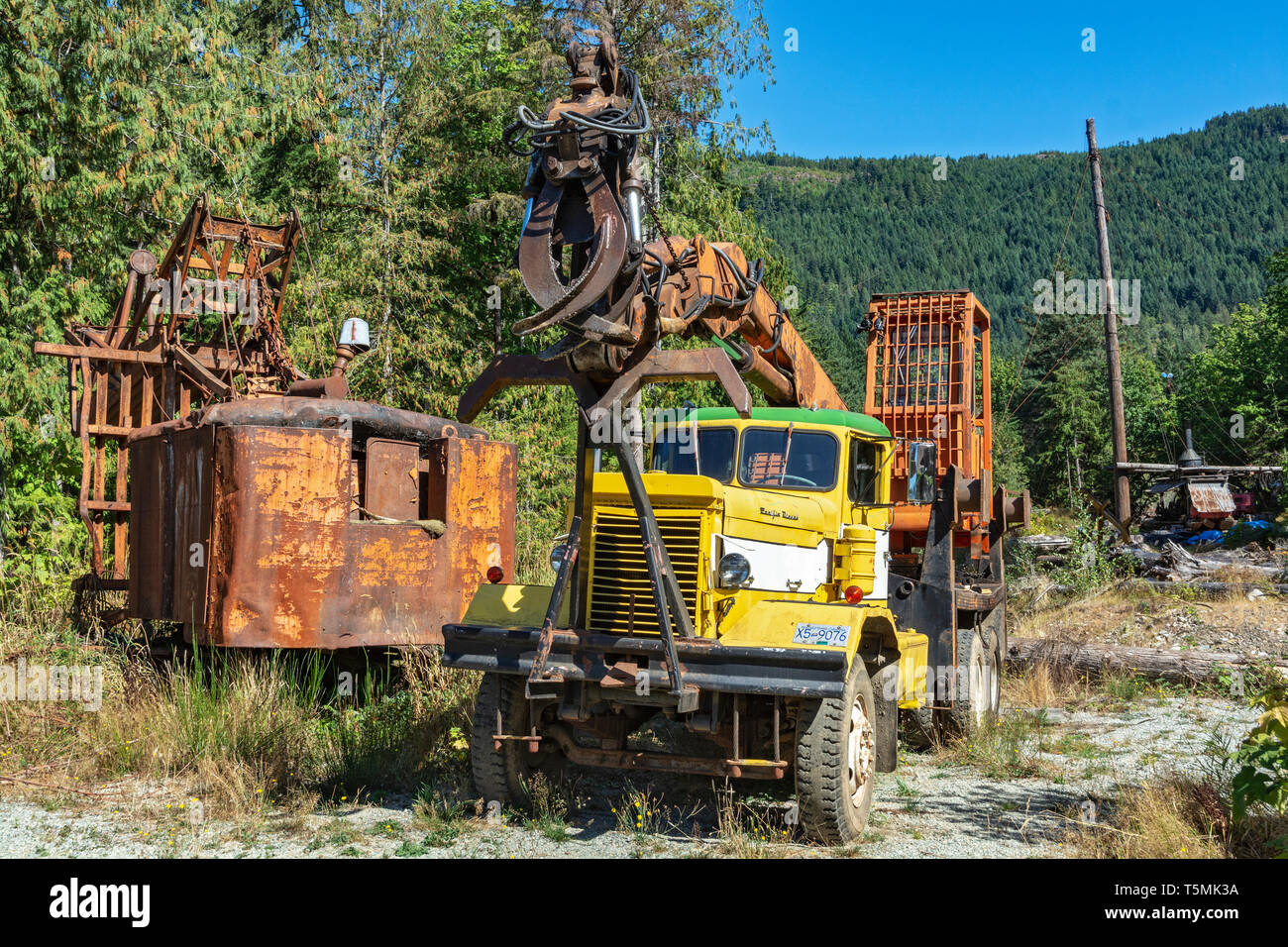 Canada, British Columbia, Port Alberni, McLean Mill National Historic