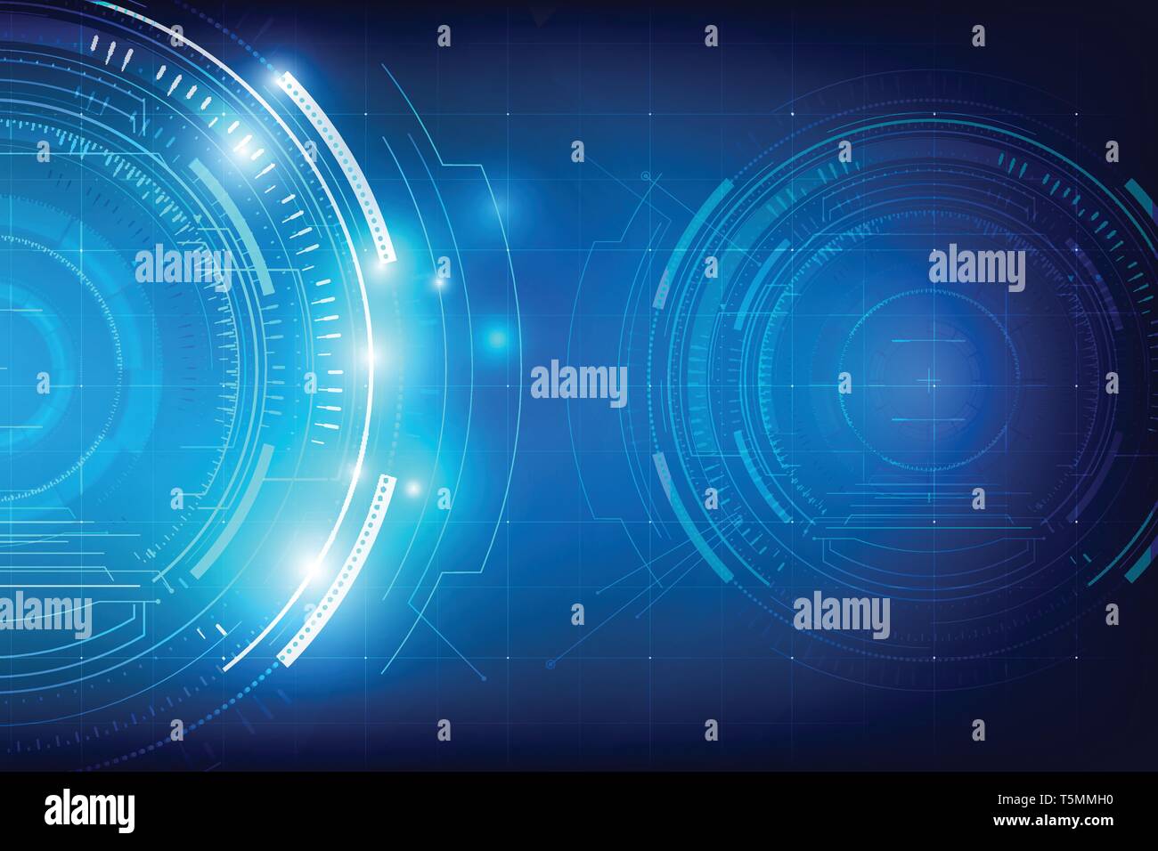 Abstract background for cyber technology futuristic concept on the dark ...