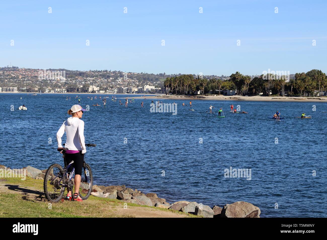 Active Life in San Diego Stock Photo