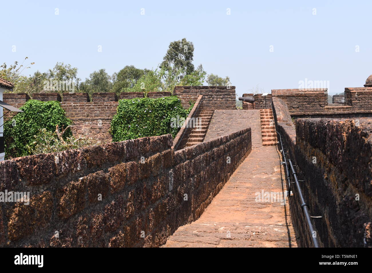 Reis Magos Fort, Goa, India. Stock Photo