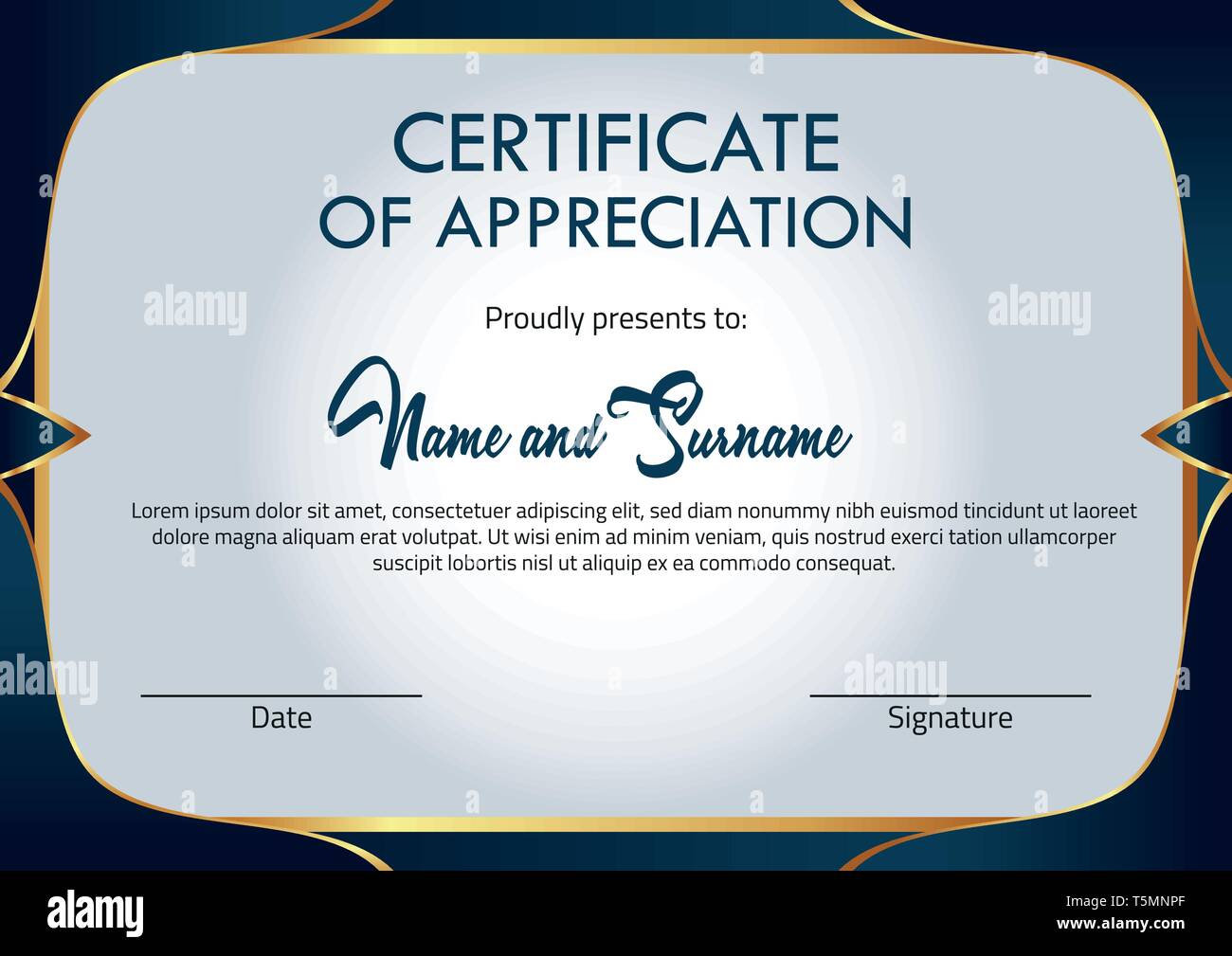 Vector certificate template. Illustration Certificate In A22 Size Regarding Promotion Certificate Template