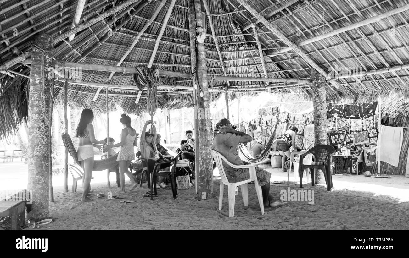 Kuna indian mola Black and White Stock Photos & Images Alamy