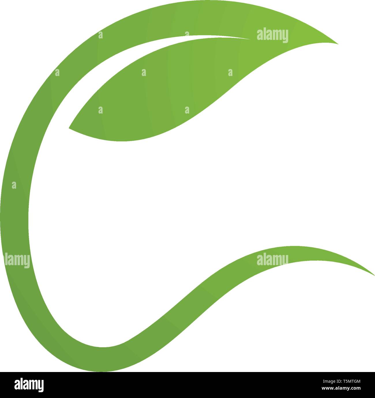 Leaf green nature logo and symbol health Stock Vector Image & Art - Alamy