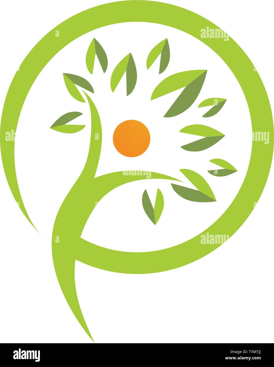 Tree people Human character logo sign illustration vector design Stock ...