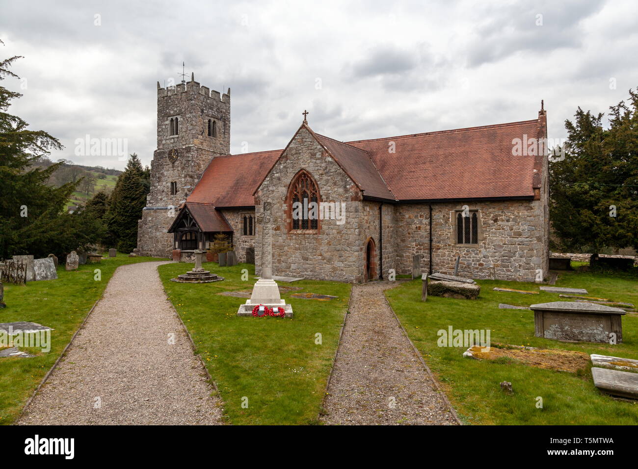 Selatyn The Church of St Mary's which sits in the village of Selattyn in the ...