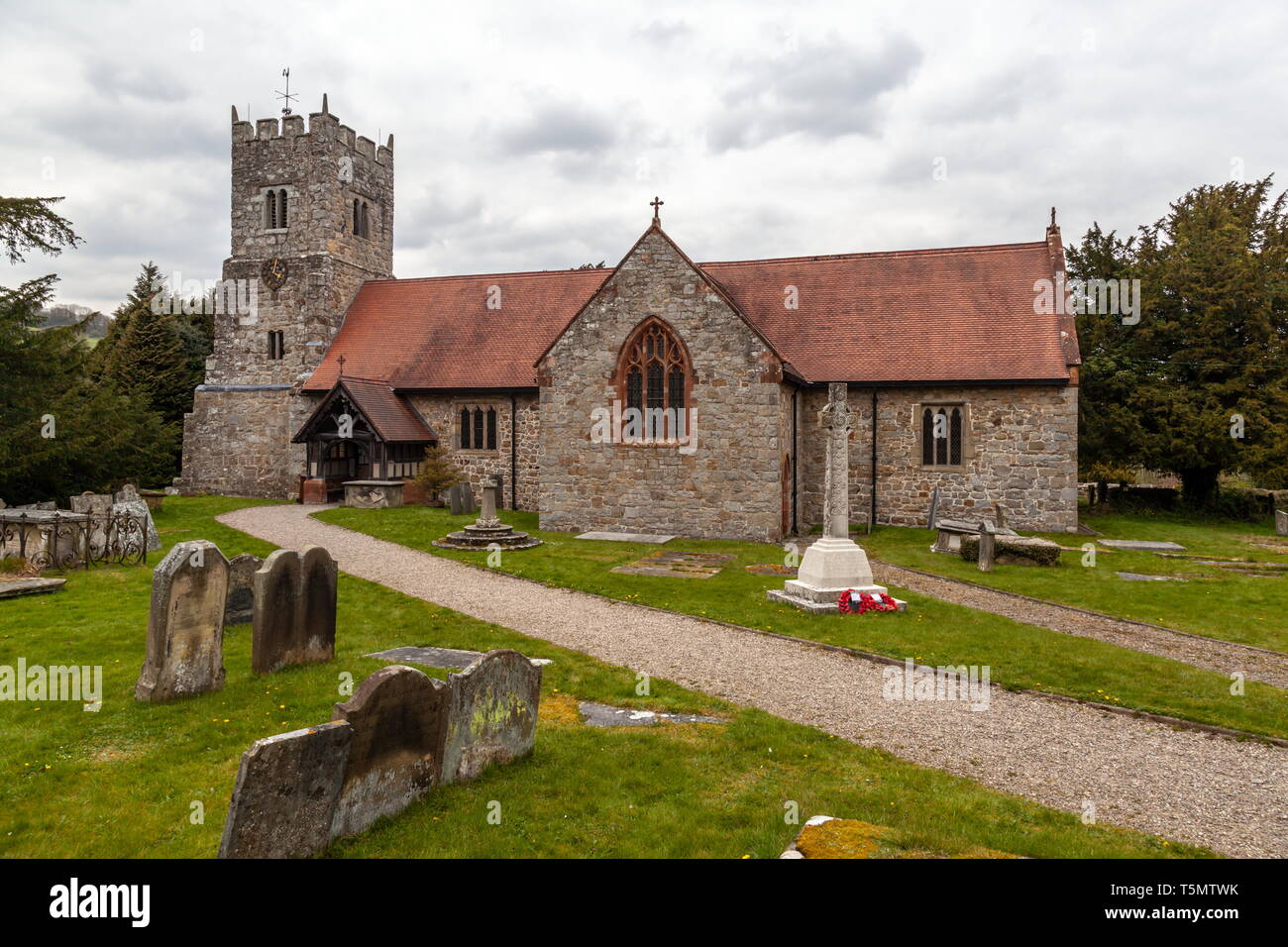 Selatyn The Church of St Mary's which sits in the village of Selattyn in the ...