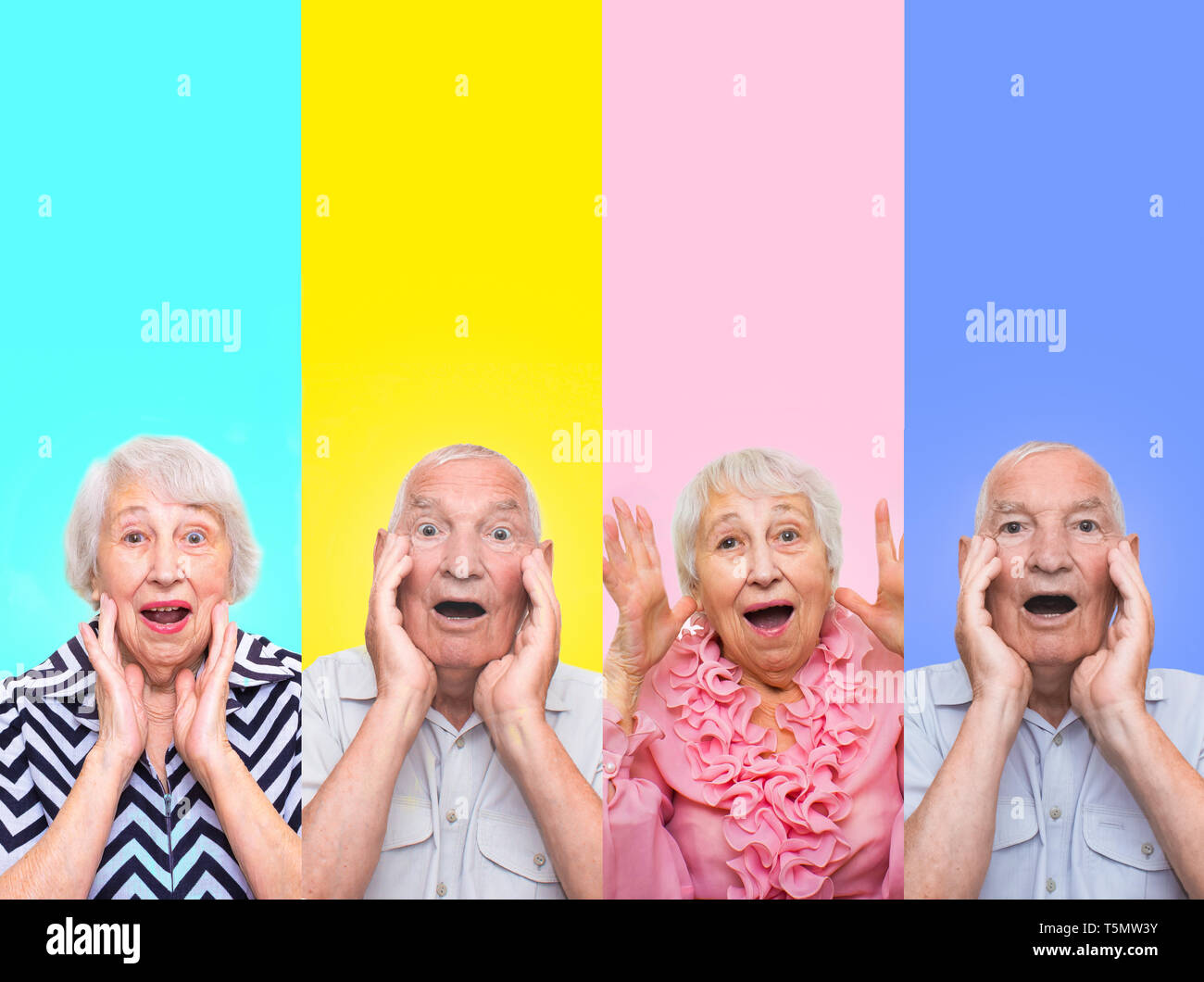 Human emotions collage hi-res stock photography and images - Alamy