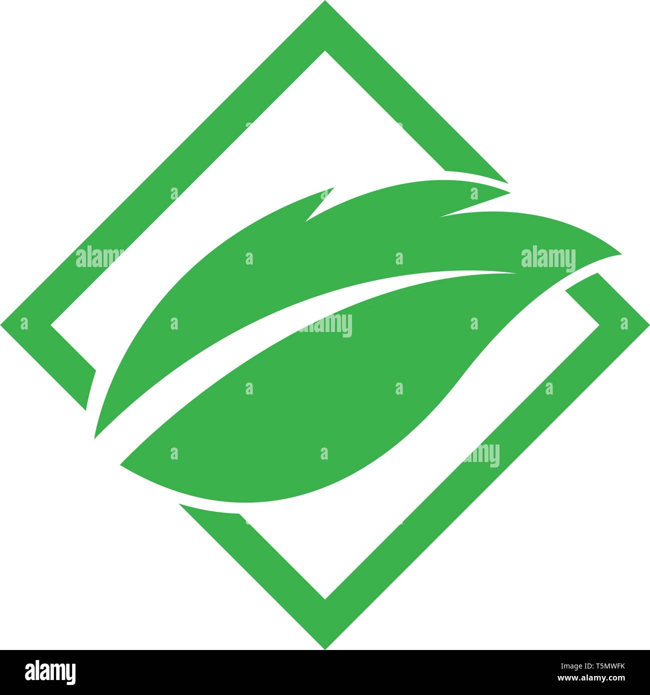 Logos of green Tree leaf ecology nature element vector Stock Vector ...