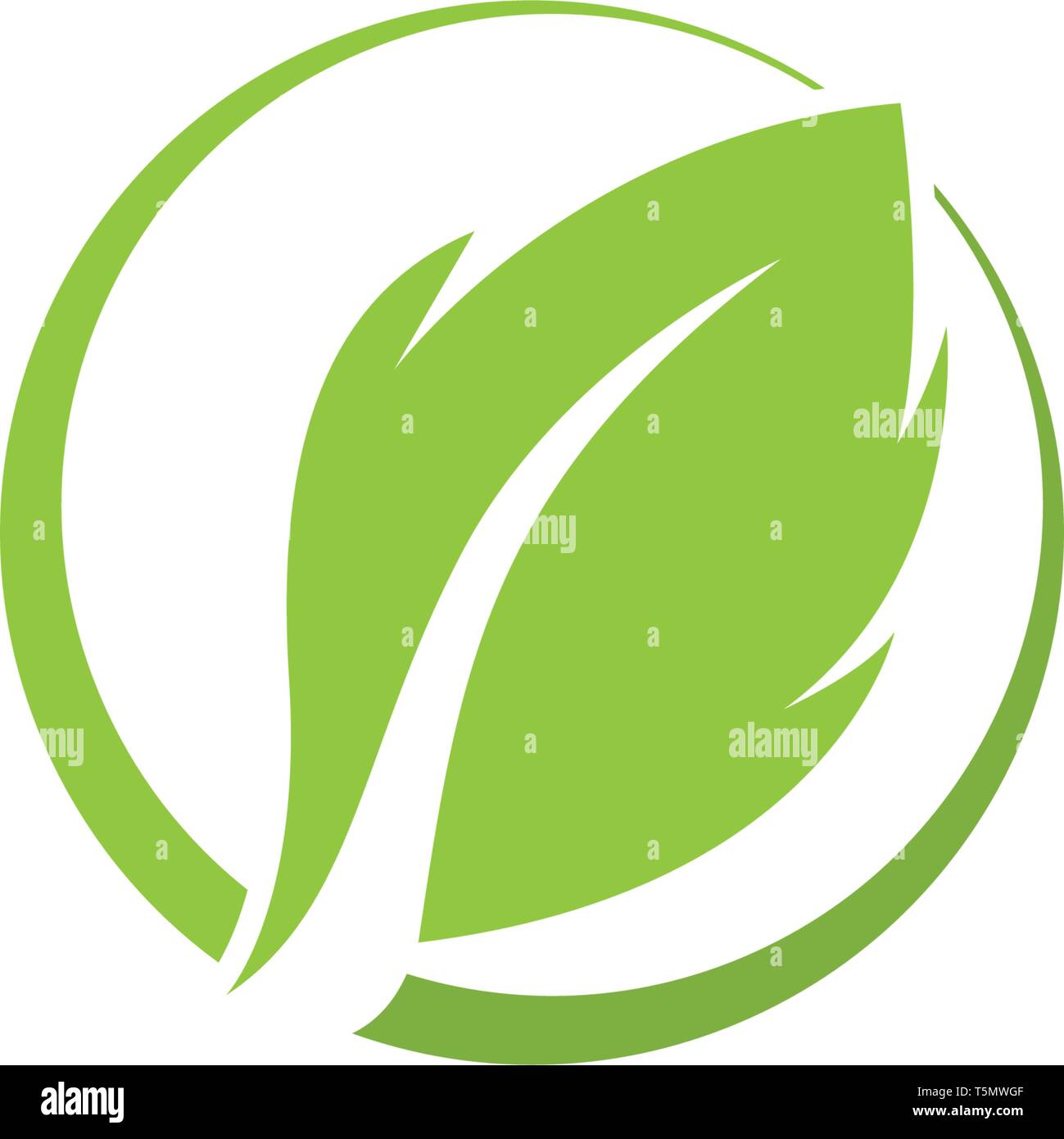 Logos of green Tree leaf ecology nature element vector Stock Vector ...