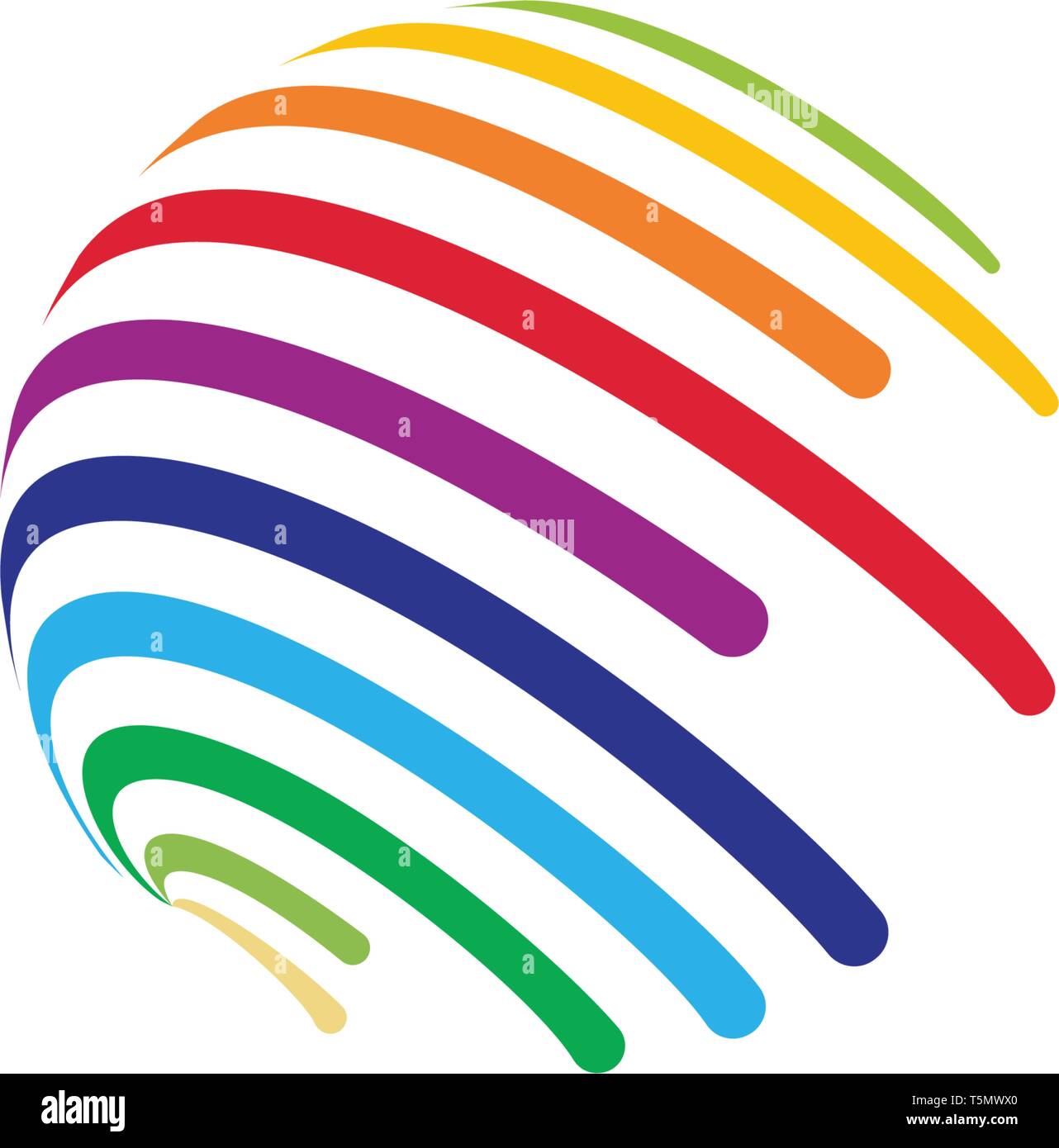Colorful wire world logo icon - Vector Stock Vector Image & Art - Alamy