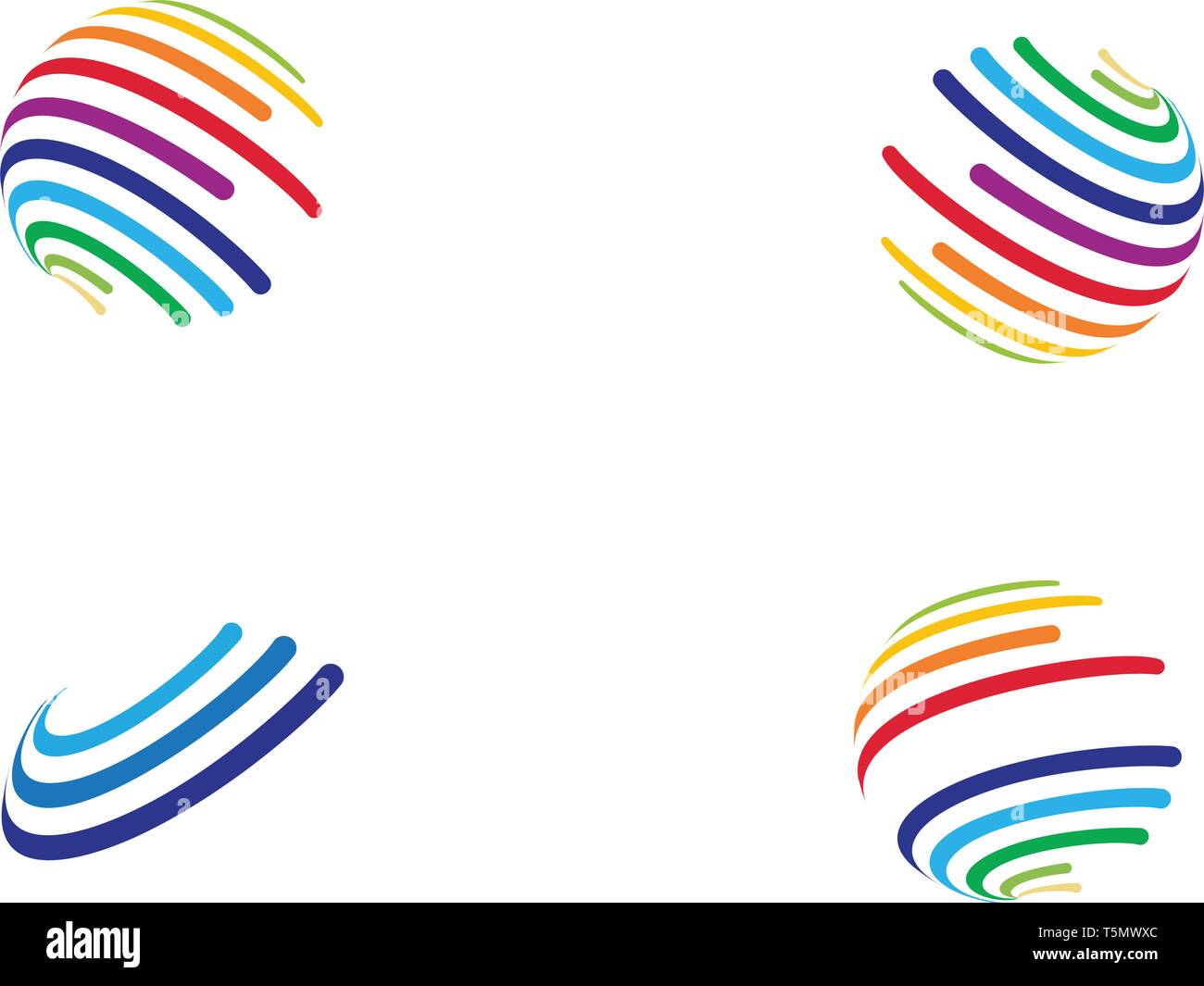 Colorful wire world logo icon - Vector Stock Vector Image & Art - Alamy