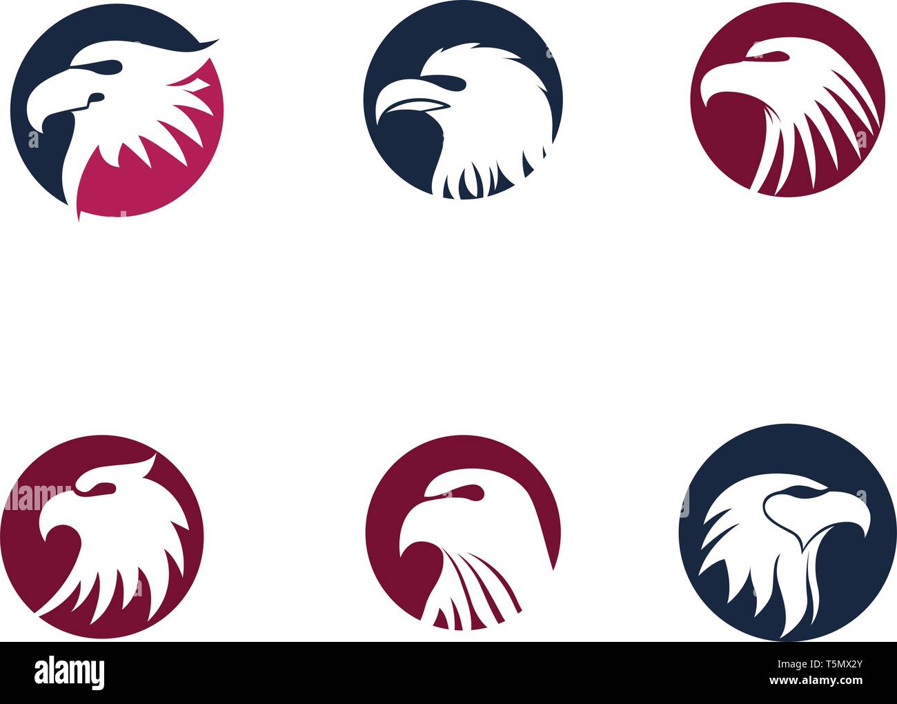 Eagle head bird logo and symbol Stock Vector Image & Art - Alamy