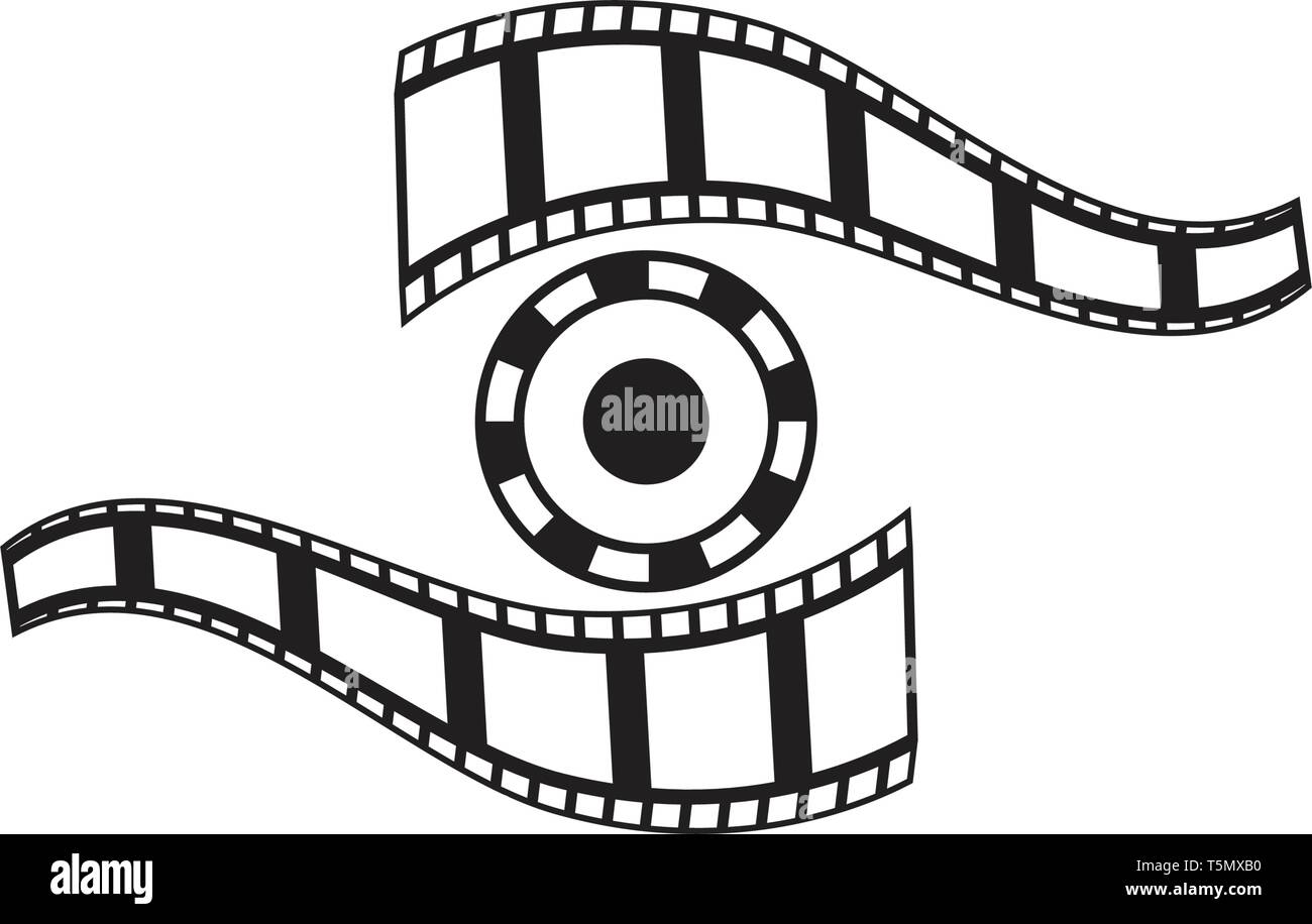 film strip icon vector illustration template design Stock Vector Image ...