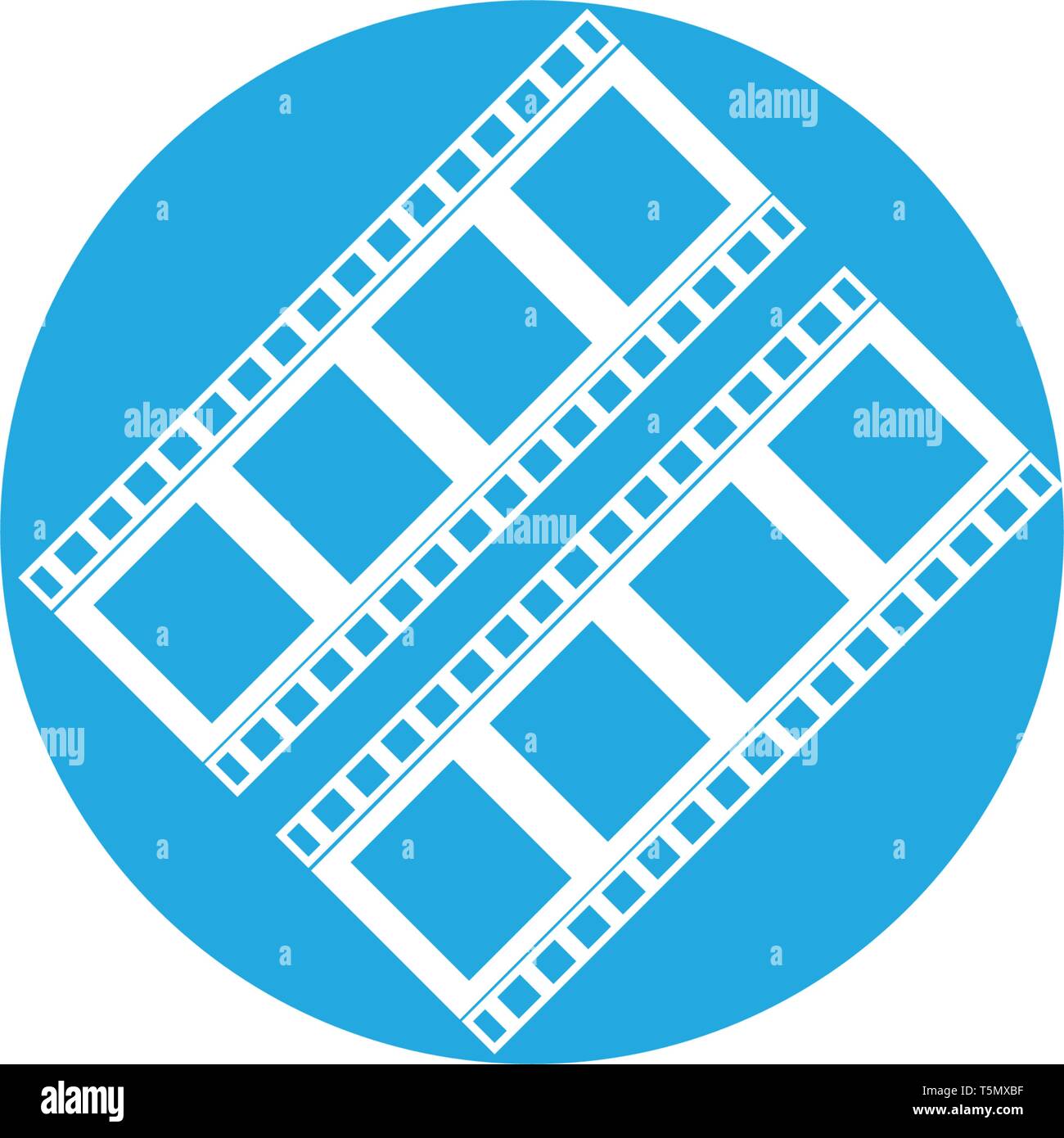 film strip icon vector illustration template design Stock Vector Image ...