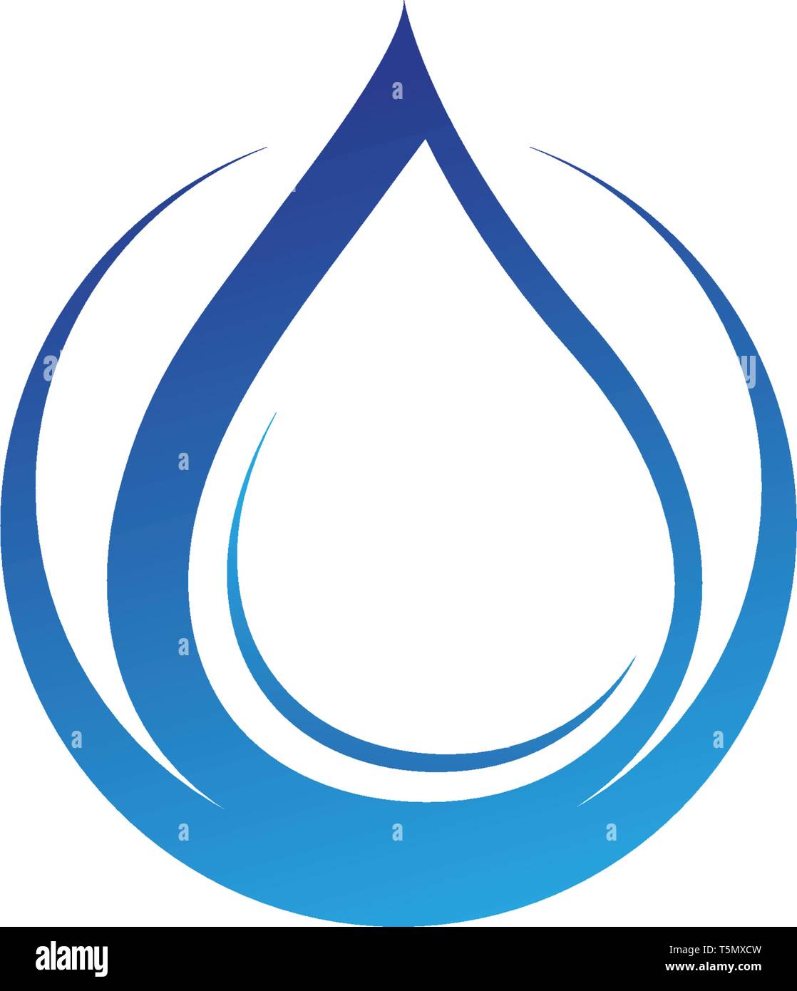 Water drop and leaf Logo Template vector illustration design Stock ...