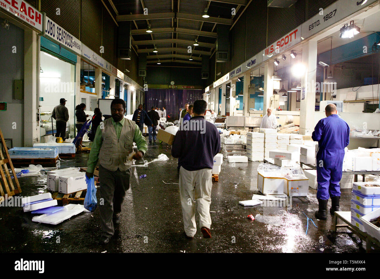 The fish section of the Birmingham Wholesale Market. 12/10/2007 Stock