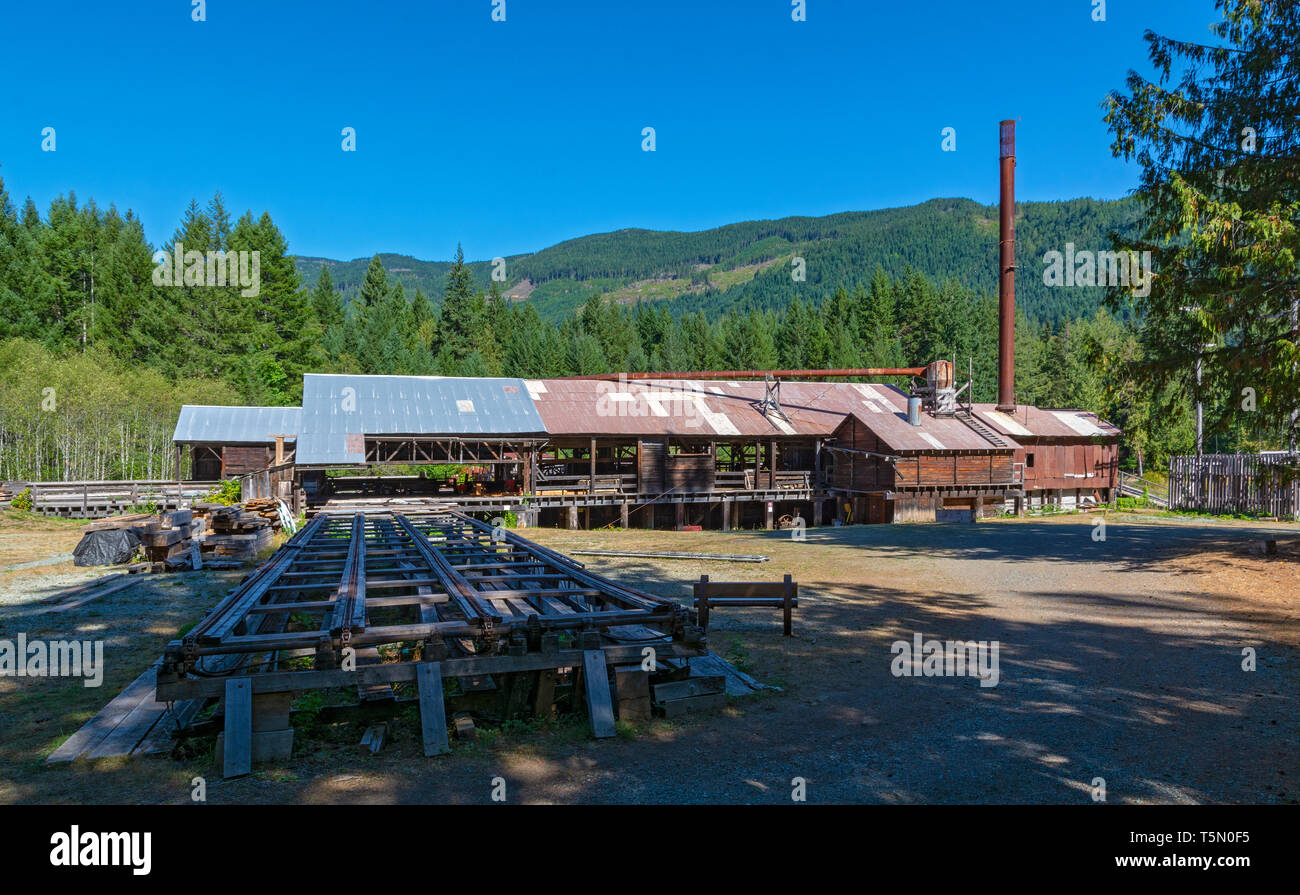 Canada, British Columbia, Port Alberni, McLean Mill National Historic